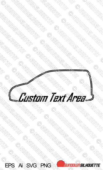 Digital Download vector graphic - VW Caddy Mk3 Outline V1 EPS | SVG | Ai | PNG