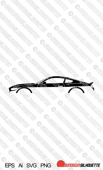 Digital Download vector graphic - Ford Mustang GT 6th gen 2015-2017 S550 EPS | SVG | Ai | PNG