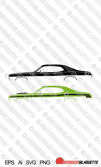 Digital Download vector graphic - Plymouth Duster EPS | SVG | Ai | PNG