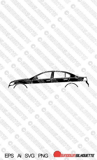 Digital Download vector graphic - Pontiac G8 EPS | SVG | Ai | PNG
