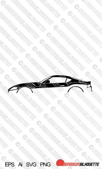 Digital Download vector graphic - Toyota Supra 5th gen | Mk5 | J29 (2019-) EPS | SVG | Ai | PNG