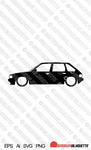 Digital Download vector graphic - Lowered Austin Maestro EPS | SVG | Ai | PNG