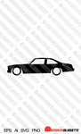 Digital Download lowered car silhouette vector  - Chevrolet Nova 4th gen 1975-1979 EPS | SVG | Ai | PNG