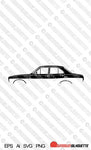 Digital Download vector graphic - Ford Escort Mk1, 4-door saloon EPS | SVG | Ai | PNG