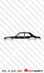 Digital Download car silhouette vector - Ford Escort Mk1, RS1600 , Mexico Bubble arch EPS | SVG | Ai | PNG