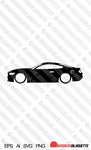 Digital Download vector graphic - Lowered Ford Mustang GT s550 2015-2017 EPS | SVG | Ai | PNG