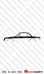 Digital Download car silhouette vector  - Lancia Fulvia Coupe EPS | SVG | Ai | PNG