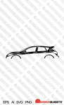 Digital Download vector graphic - Mazda 3 MPS 2nd gen BL (2010-2013) EPS | SVG | Ai | PNG
