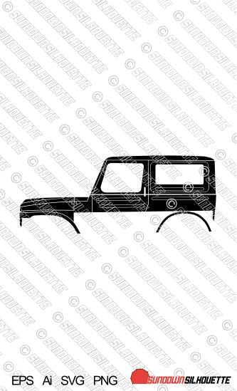 Digital Download vector graphic - Suzuki LJ80 EPS | SVG | Ai | PNG