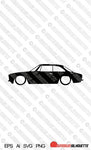 Digital Download vector graphic - Lowered Alfa Romeo 105 / 115 GTV Coupe junior EPS | SVG | Ai | PNG