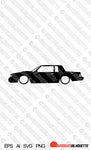 Digital Download vector graphic - Lowered Buick Grand National EPS | SVG | Ai | PNG