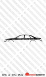 Digital Download vector graphic - Chevrolet Caprice 4th gen 1993-1994 sedan EPS | SVG | Ai | PNG