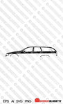 Digital Download vector graphic - Chevrolet Caprice 4th gen station wagon EPS | SVG | Ai | PNG
