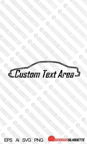 Digital Download vector graphic - Chevrolet Impala SS 7th gen Outline EPS | SVG | Ai | PNG