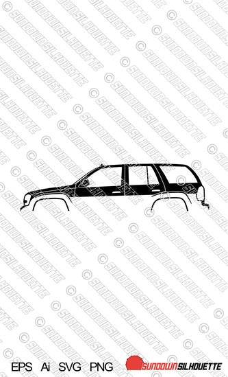 Digital Download vector graphic - Chevrolet Trailblazer SS EPS | SVG | Ai | PNG
