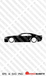 Digital Download vector graphic - Lowered Chevrolet Camaro 5th gen coupe (2010-2015) EPS | SVG | Ai | PNG