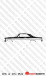Digital Download vector graphic - Chevrolet Nova 2nd gen 1966-1967 EPS | SVG | Ai | PNG