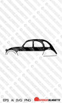 Digital Download vector graphic - Citroen 2CV EPS | SVG | Ai | PNG