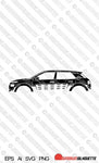 Digital Download vector graphic - Citroen C4 Cactus 2014-2017 (no roof rails) EPS | SVG | Ai | PNG