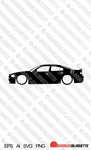 Digital Download vector graphic - Lowered Dodge Charger (LD, 2011-2014) EPS | SVG | Ai | PNG