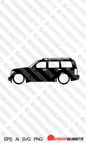 Digital Download vector graphic - Lowered Dodge Nitro EPS | SVG | Ai | PNG