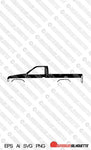 Digital Download vector graphic - Nissan D21 Hardbody single cab EPS | SVG | Ai | PNG