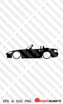 Digital Download vector graphic - Lowered Honda S2000 EPS | SVG | Ai | PNG