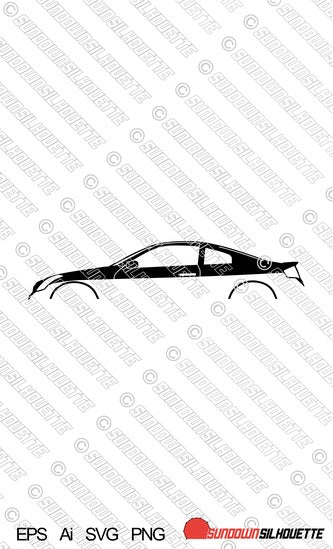 Digital Download vector graphic - Infiniti G35 Coupe EPS | SVG | Ai | PNG