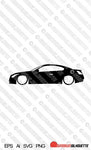 Digital Download vector graphic - Lowered Infiniti G37 coupe EPS | SVG | Ai | PNG