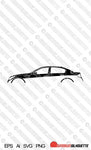 Digital Download vector graphic - Infiniti G37 sedan EPS | SVG | Ai | PNG