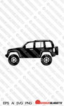 Digital Download vector graphic - Lifted Jeep Liberty KJ (2002-2007) EPS | SVG | Ai | PNG