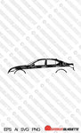 Digital Download vector graphic - Lexus IS 250 350 2nd gen XE20 EPS | SVG | Ai | PNG