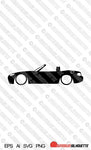 Digital Download vector graphic - Lowered Mazda Miata / MX5 NC EPS | SVG | Ai | PNG