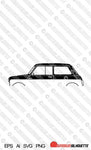 Digital Download vector graphic - Classic Mk2 Mini Cooper EPS | SVG | Ai | PNG