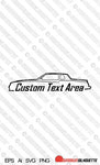 Digital Download vector graphic - Chevrolet Monte Carlo SS 4th gen Outline V2 EPS | SVG | Ai | PNG