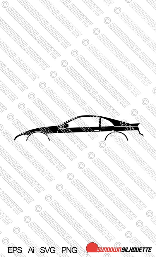 Digital Download vector graphic - Nissan 300ZX (Z32) EPS | SVG | Ai | PNG