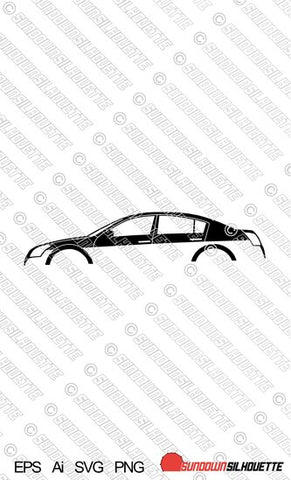 Digital Download car silhouette vector  - Nissan Maxima 6th gen 2003-2008 EPS | SVG | Ai | PNG