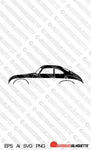 Digital Download vector graphic - Porsche 356 A Coupe 1955–1959 | EPS | SVG | Ai | PNG
