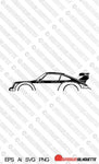 Digital Download vector graphic - Porsche 911 RWB 964 | EPS | SVG | Ai | PNG