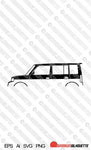 Digital Download vector graphic - Scion Xb , 1st gen ( XP30 2004-2006 ) EPS | SVG | Ai | PNG