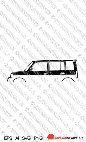 Digital Download vector graphic - Scion Xb , 1st gen ( XP30 2004-2006 ) EPS | SVG | Ai | PNG