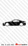 Digital Download vector graphic - Lowered Subaru BRZ 1st gen | SVG | Ai | PNG