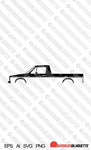 Digital Download vector graphic - VW Caddy Mk1 pickup EPS | SVG | Ai | PNG