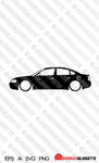 Digital Download vector graphic - Lowered VW Passat B5 sedan EPS | SVG | Ai | PNG