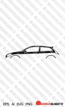 Digital Download vector graphic - Volvo C30 EPS | SVG | Ai | PNG